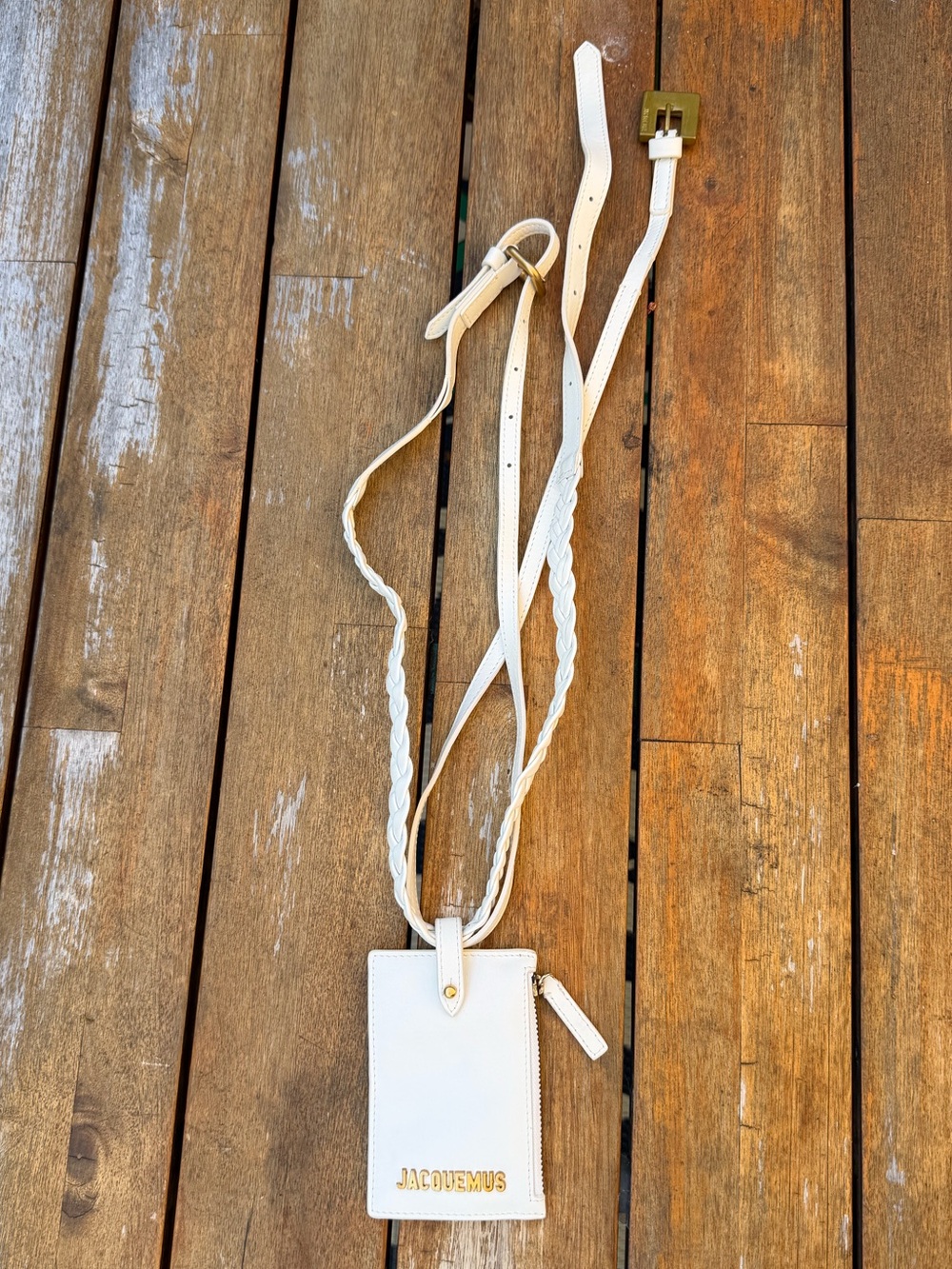 JACQUEMUS mini belt bag with 2 belts